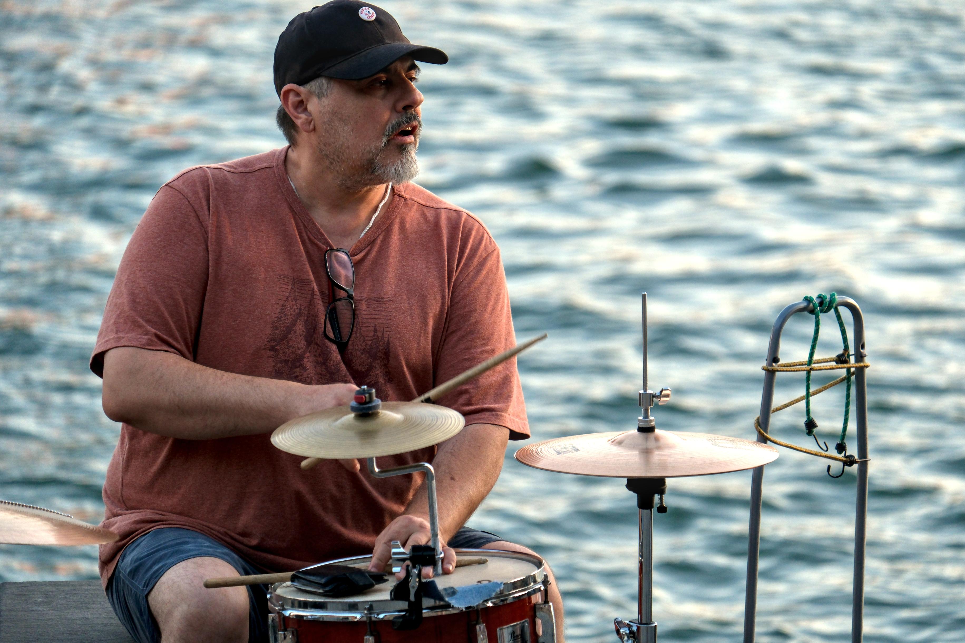 photo concert, bords de Garonne, Toulouse, Nokta Simio, Julien Franck